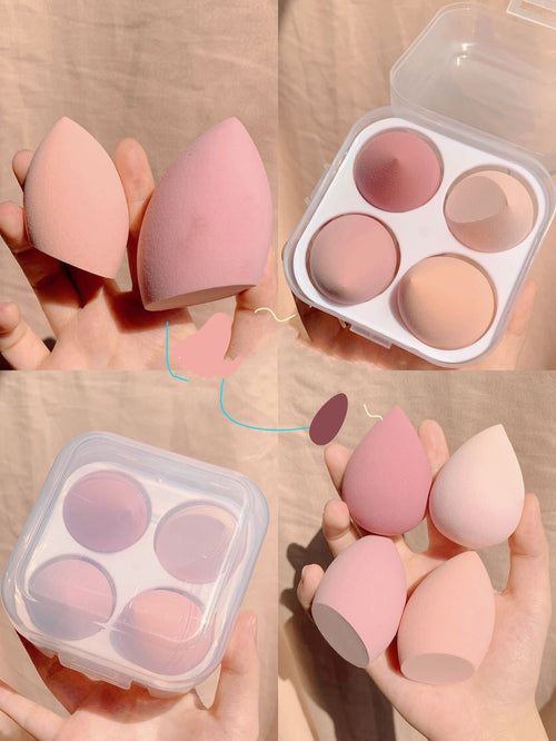 Boîte de Rangement pour Éponges de Maquillage – Compacte & Hygiénique