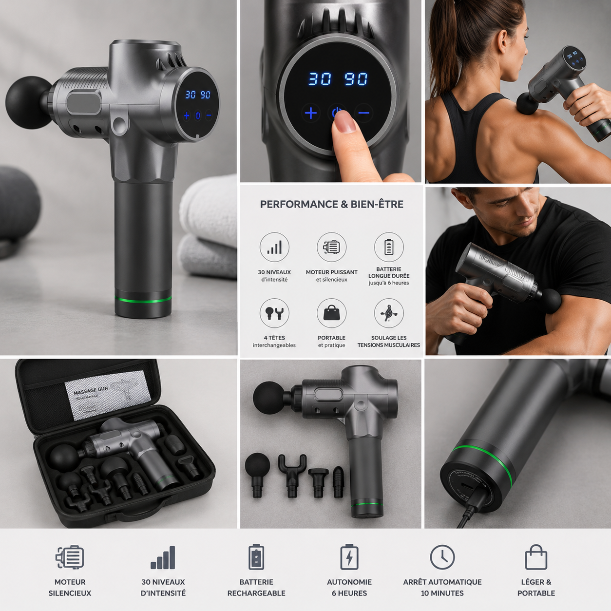 Muscle Massage Gun – Deep Relaxation & Optimal Recovery